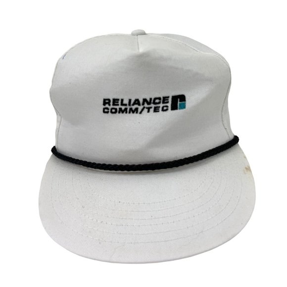 Vintage Trucker White Adjustable Baseball Hat/Cap C185 - Picture 2 of 10